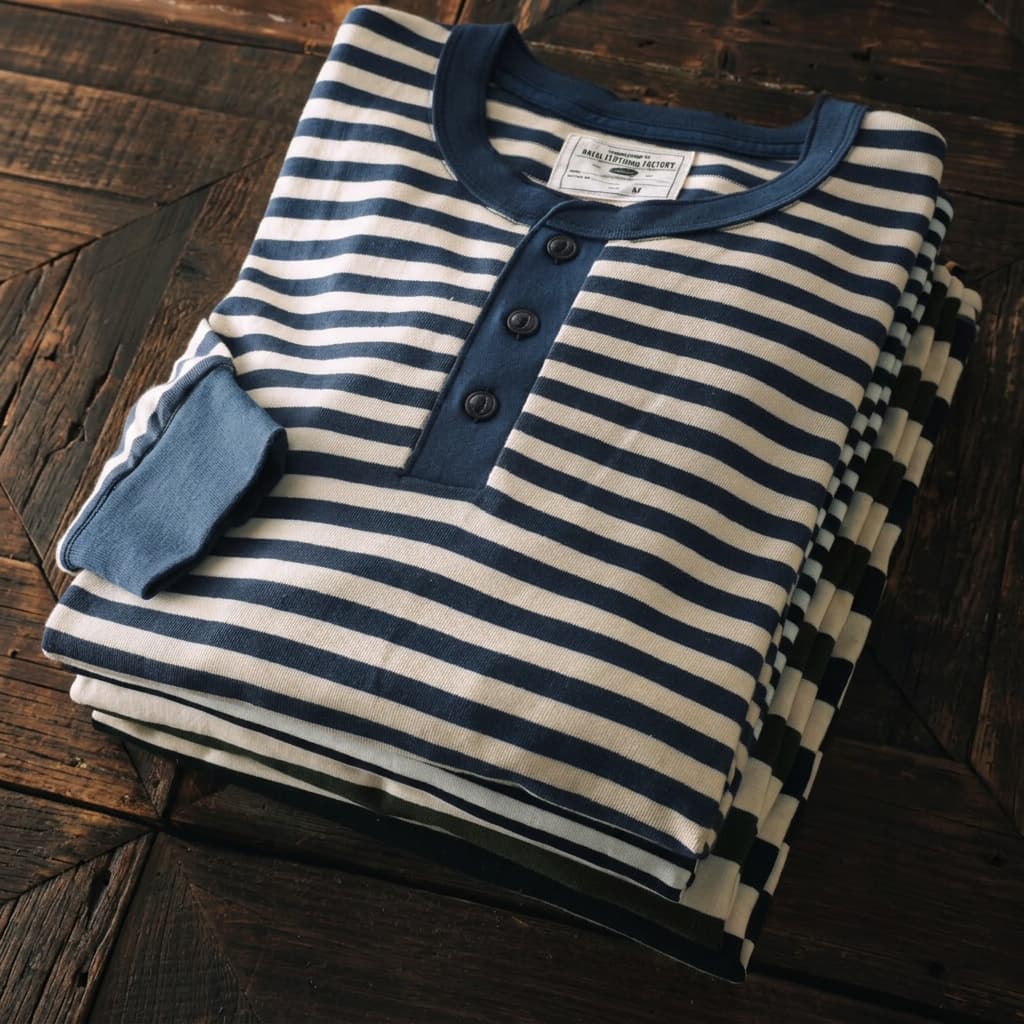 Maritime Cotton Long-Sleeve Shirt