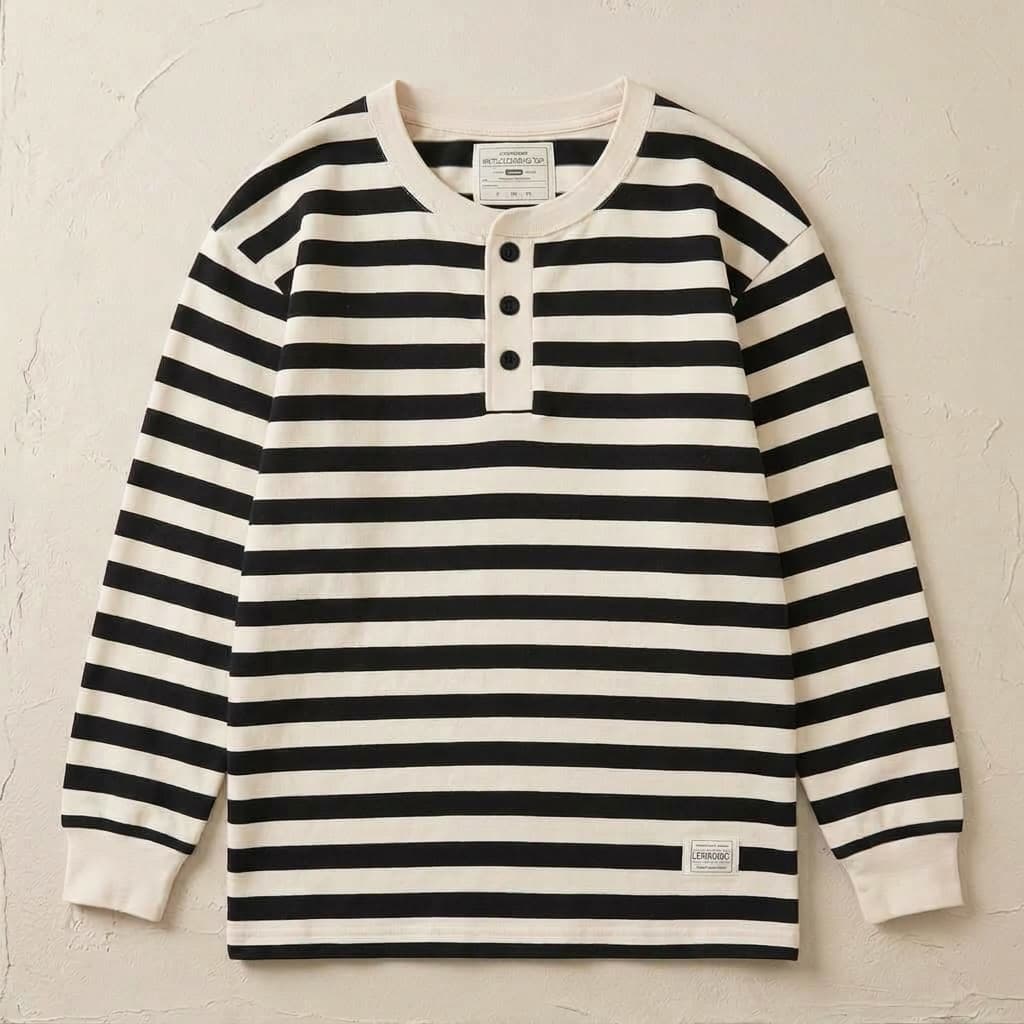Maritime Cotton Long-Sleeve Shirt