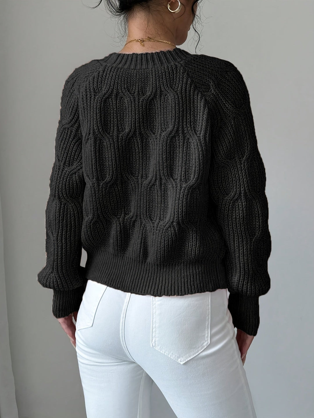 Juniper | Soft Cardigan with Bow Detail and Long Sleeves