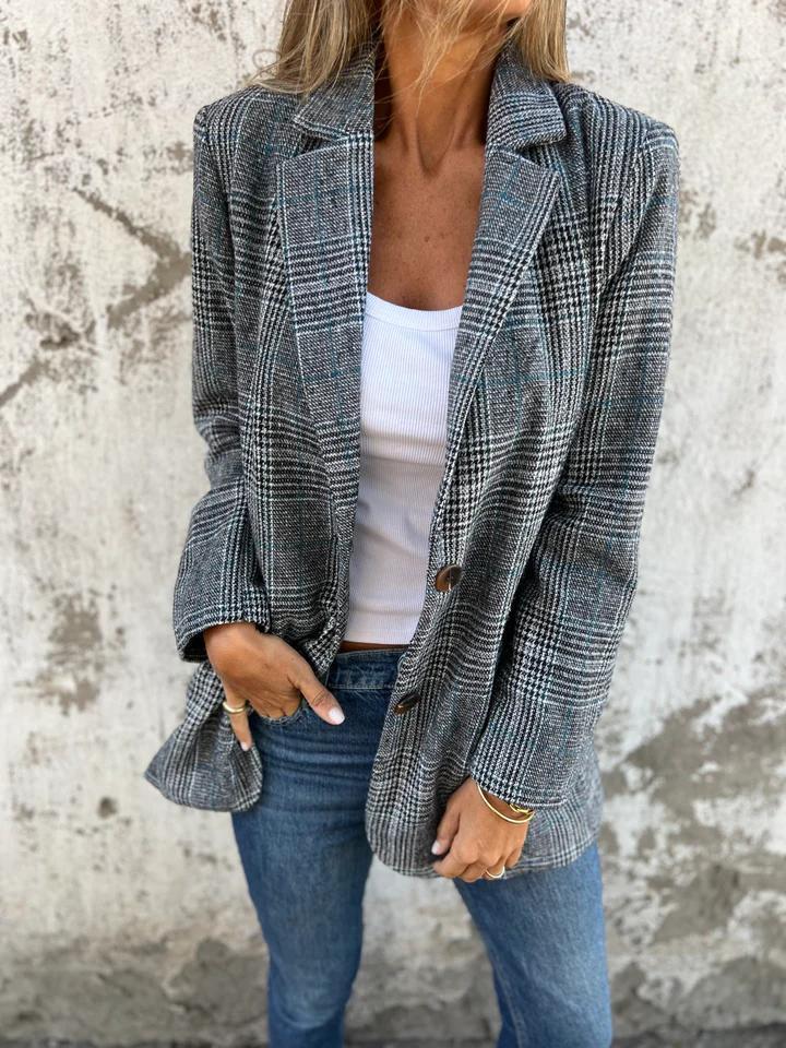 DANIELA – TIMELESS CHECKED BLAZER