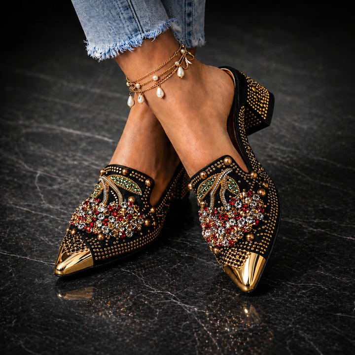 Cherry Crystal Heels
