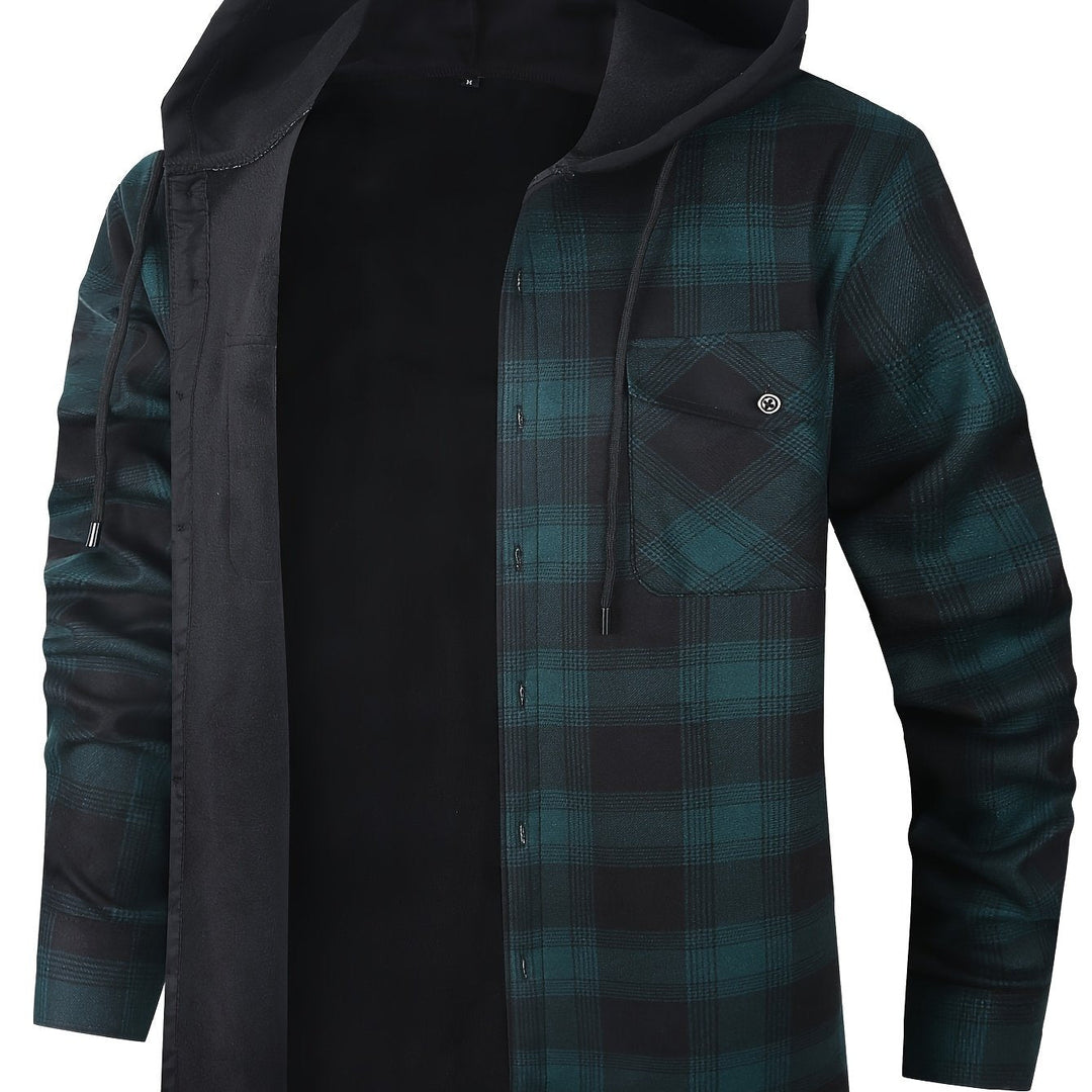 Desmond | Quilted Checkered Shirt Jacket
