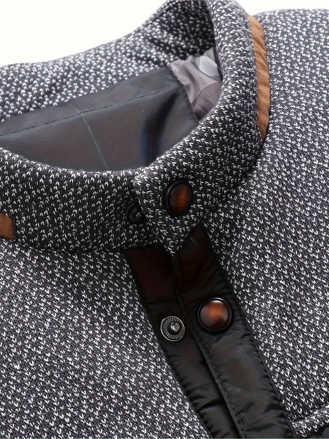 Gideon | Quilted Stand Collar Jacket