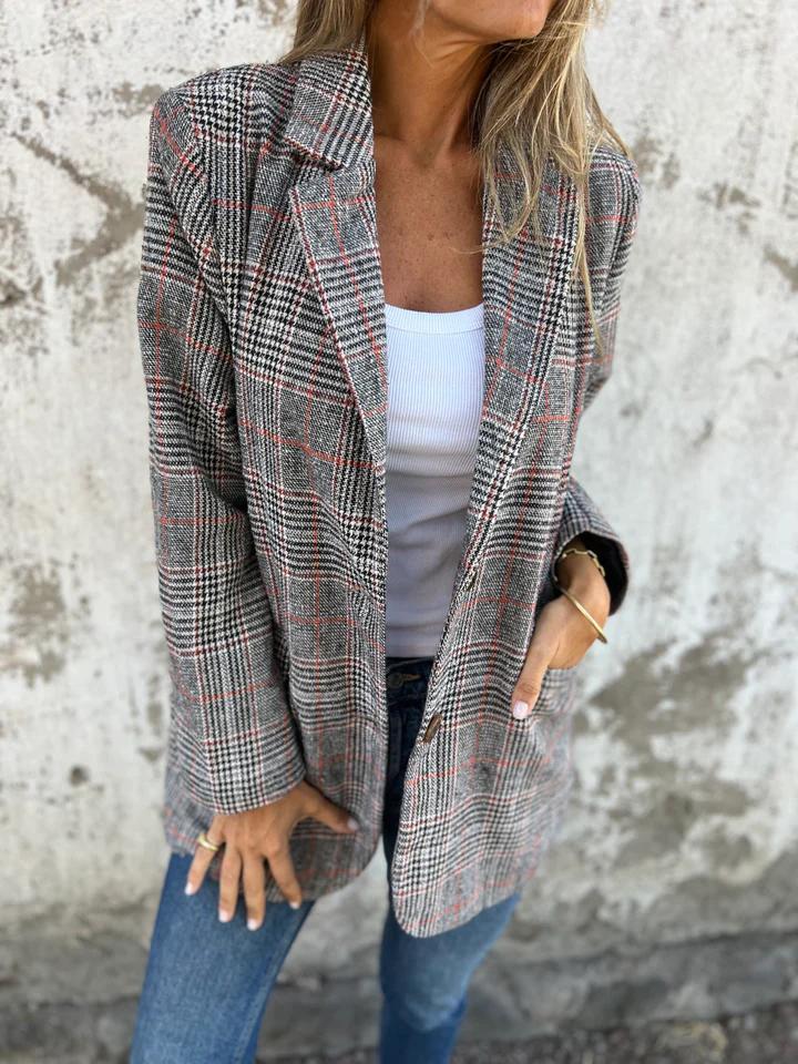 DANIELA – TIMELESS CHECKED BLAZER