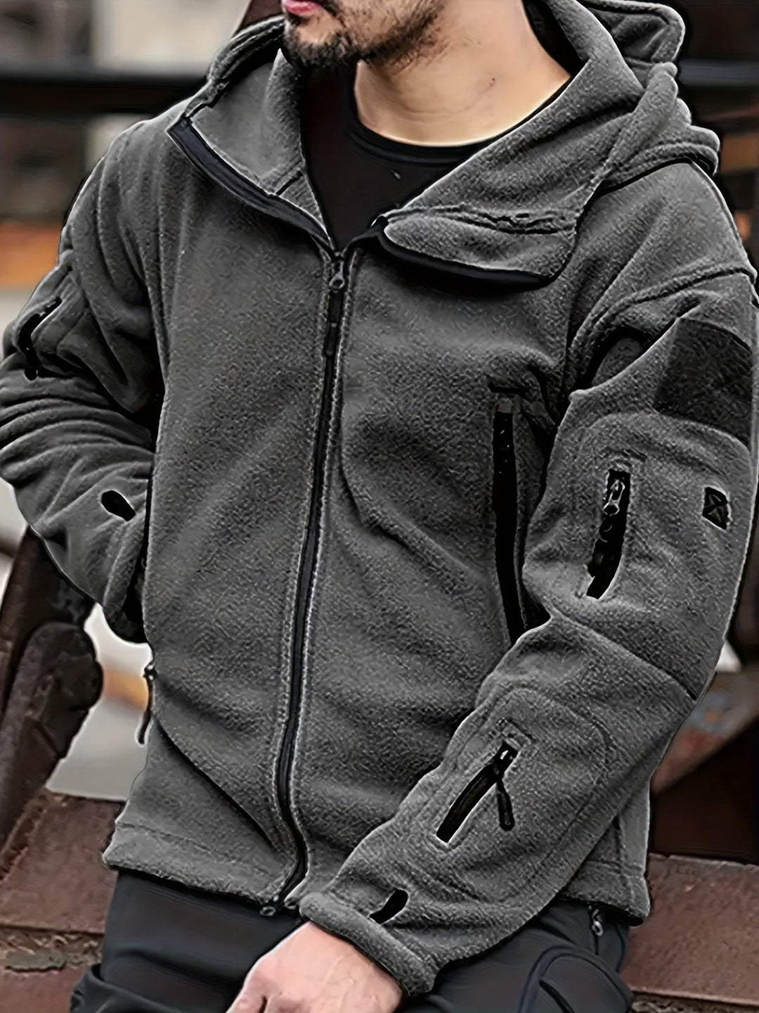 Rory | Robust Hooded Zip Jacket