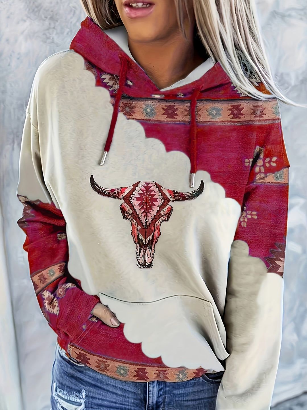 Tamsin | Hoodie with Western Inspiration