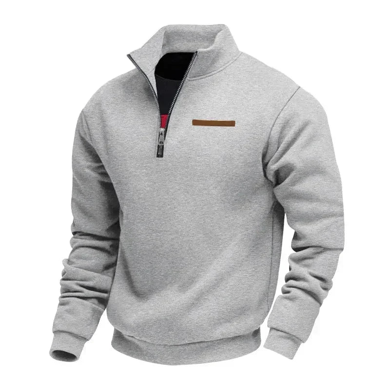 Men's Casual Fleece Pullover Sweatshirt
