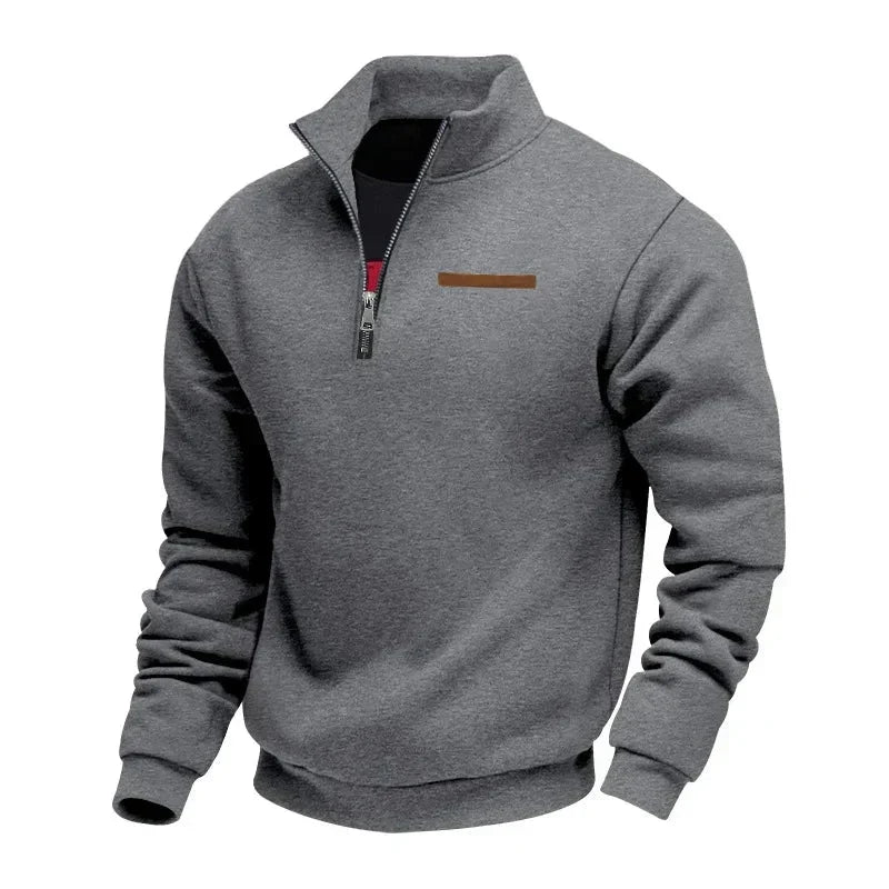 Men's Casual Fleece Pullover Sweatshirt
