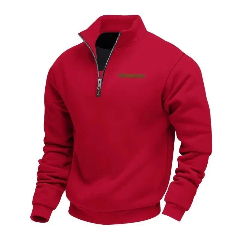 Men's Casual Fleece Pullover Sweatshirt
