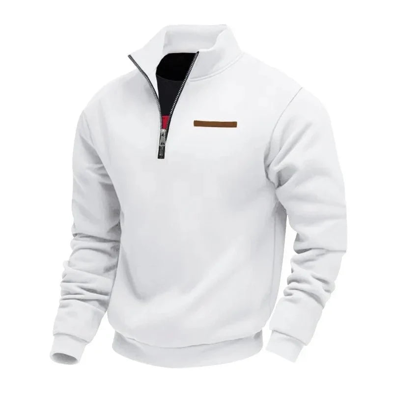 Men's Casual Fleece Pullover Sweatshirt