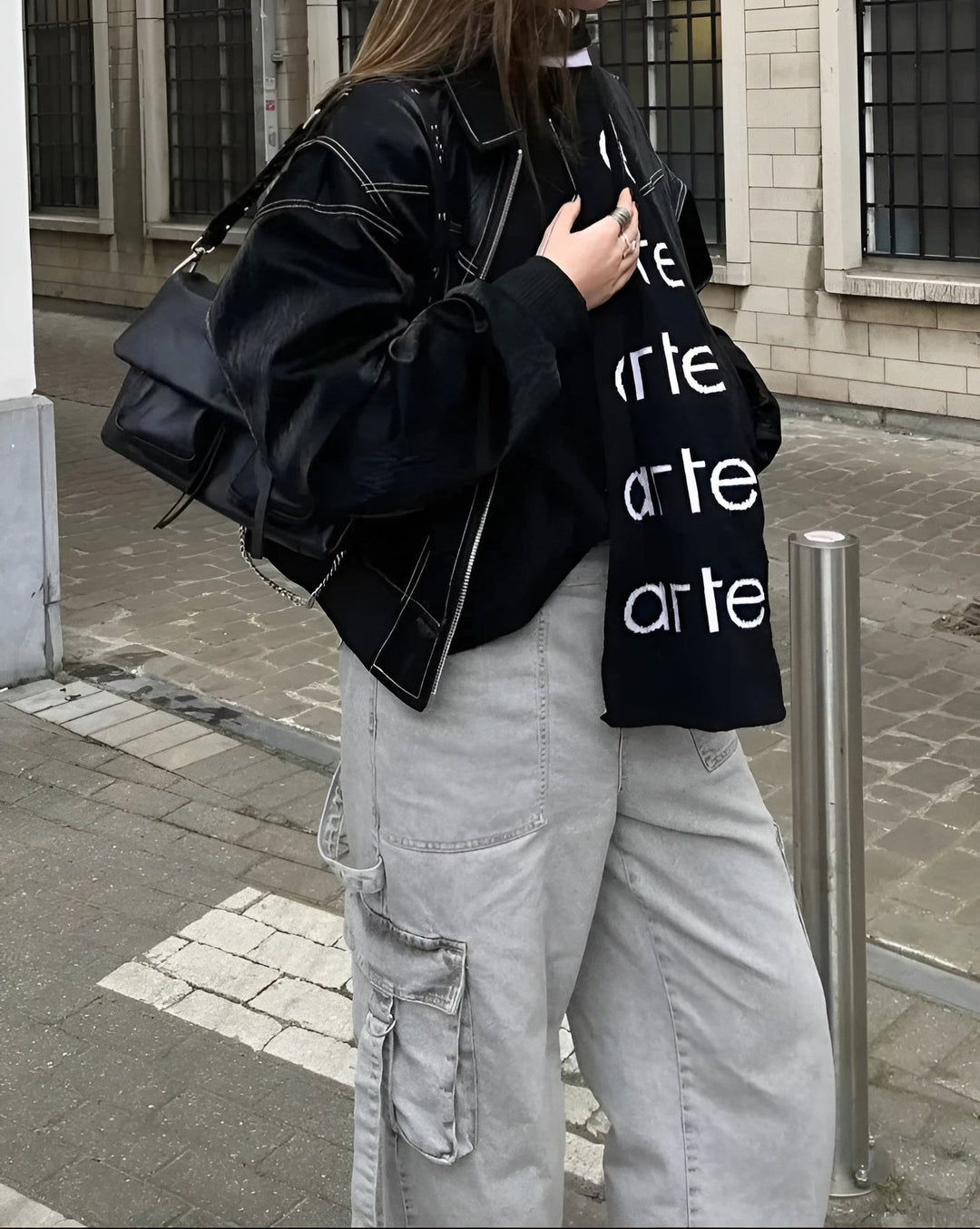 Rosemary | Oversized Statement Structured Bomber Jacket