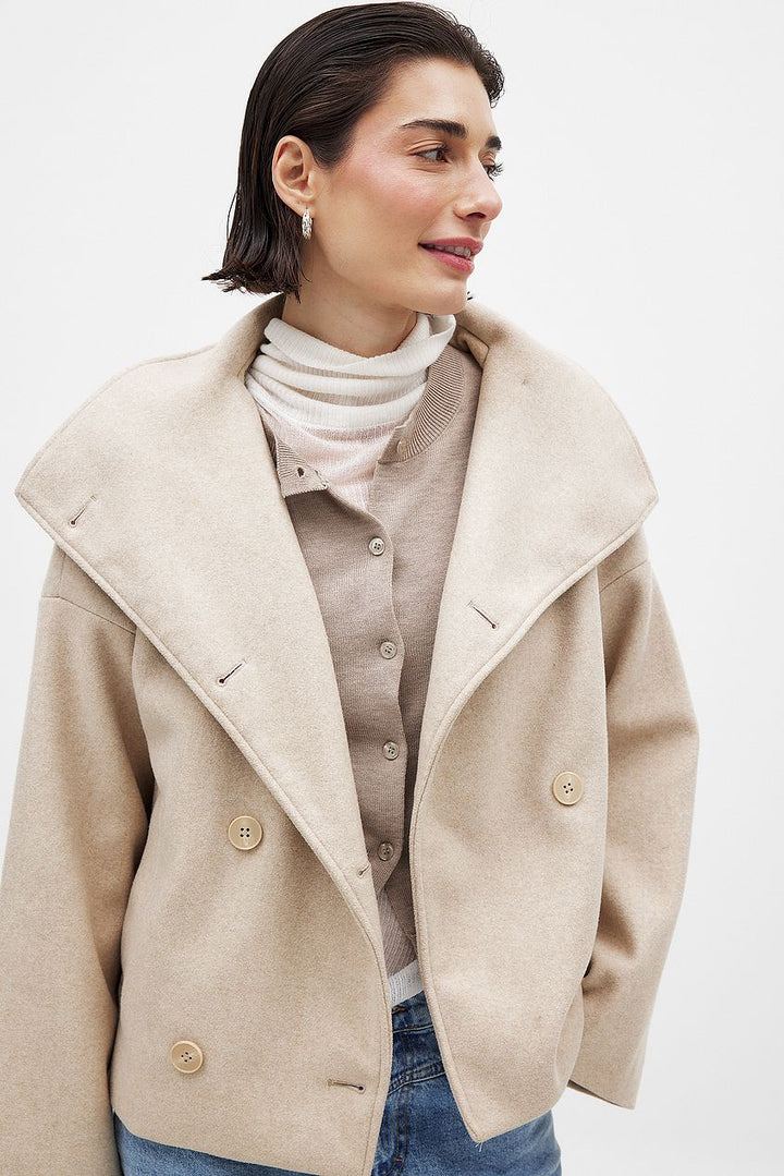 Hülya | Relaxed Double-Breasted Heritage Trench Coat