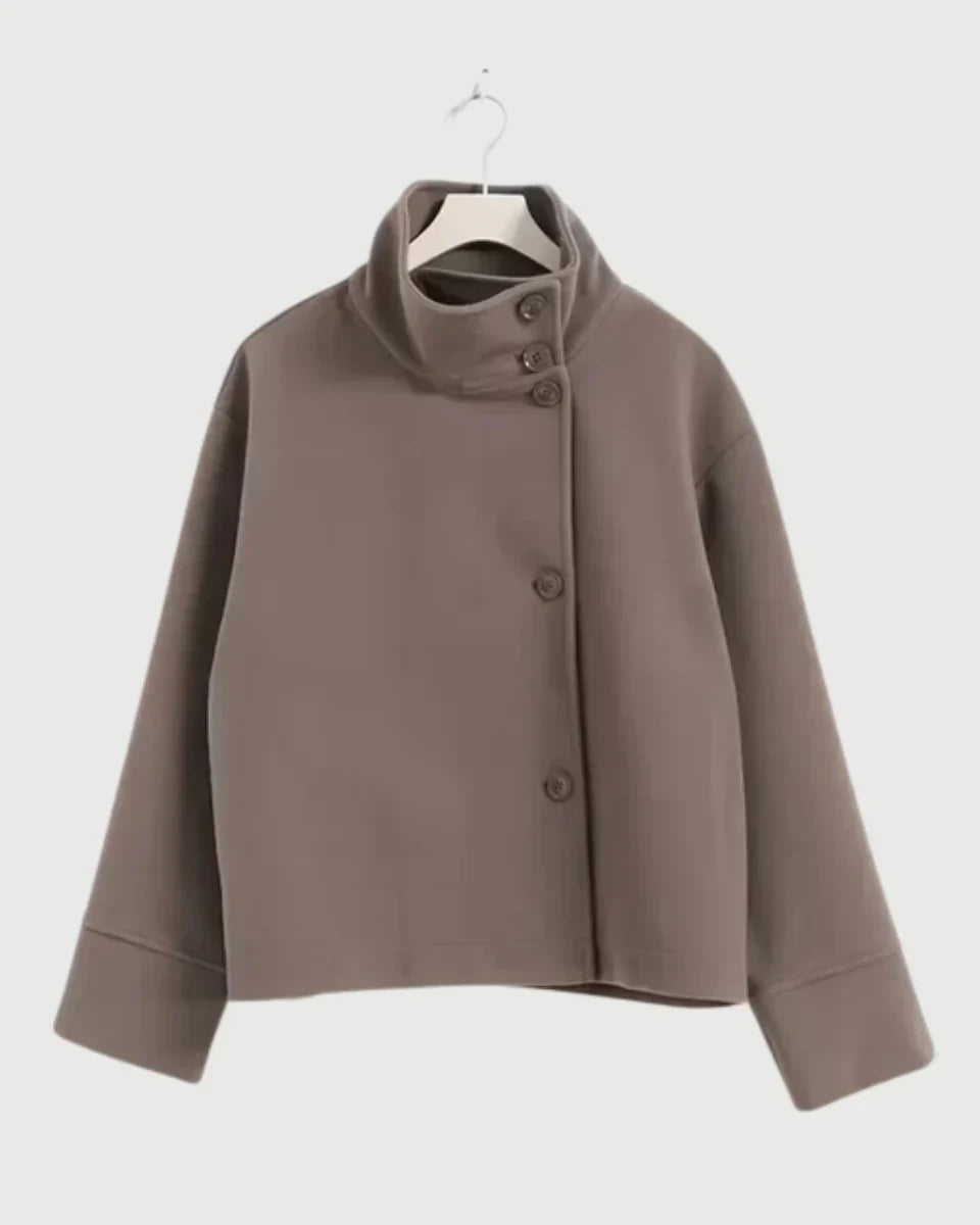 Anwen | High Neck Short Effortless Coat