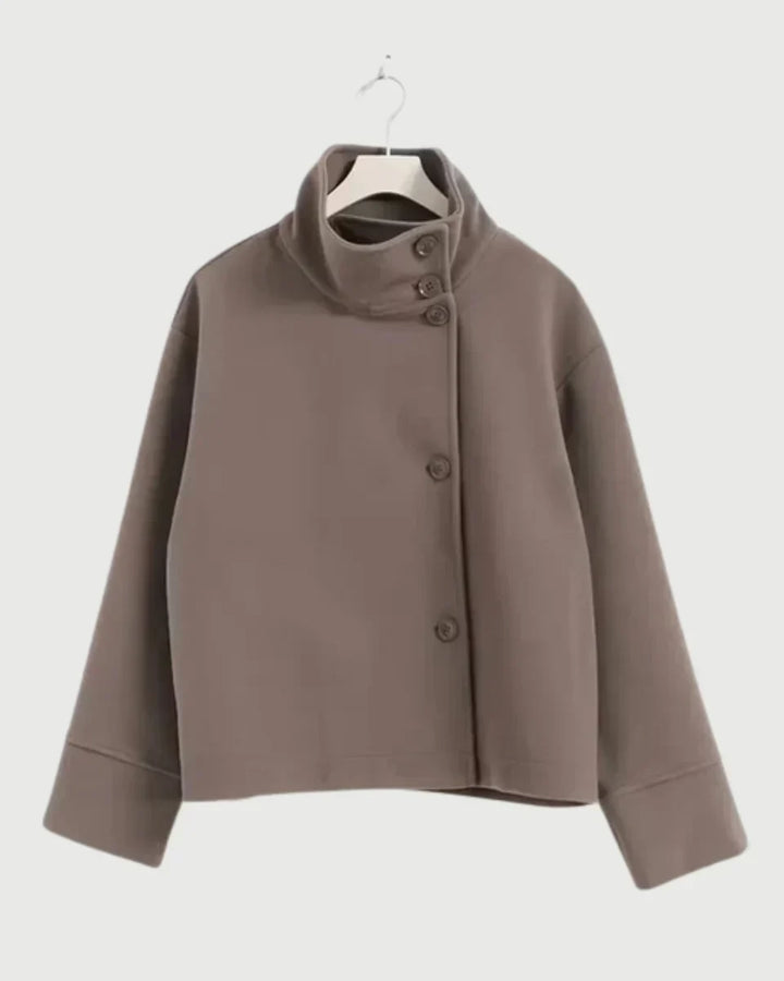 Anwen | High Neck Short Effortless Coat