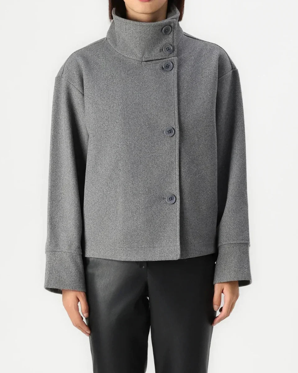 Anwen | High Neck Short Effortless Coat