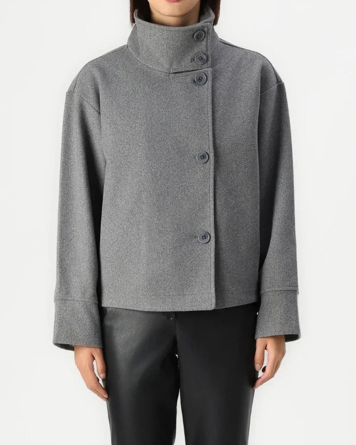 Anwen | High Neck Short Effortless Coat