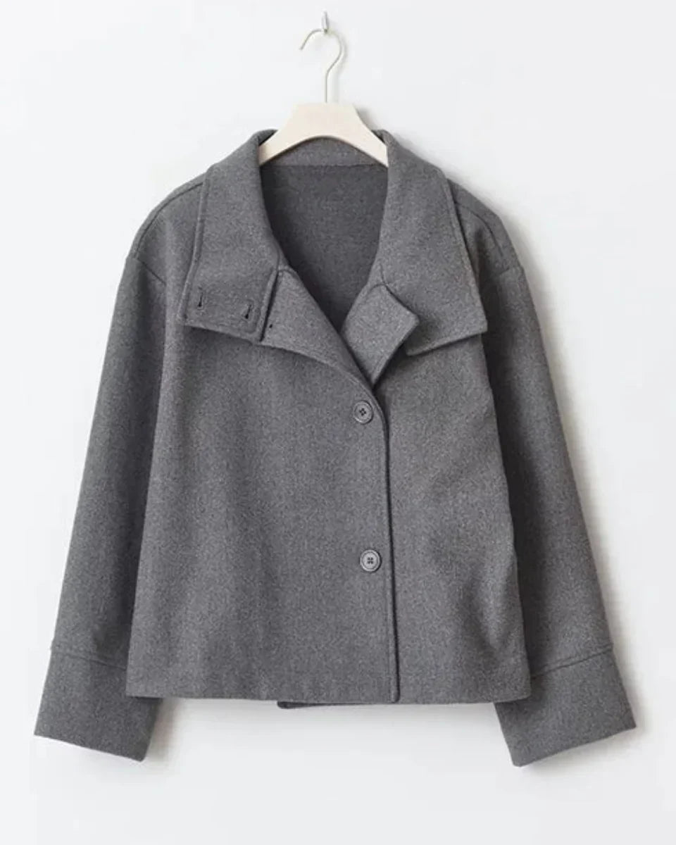 Anwen | High Neck Short Effortless Coat