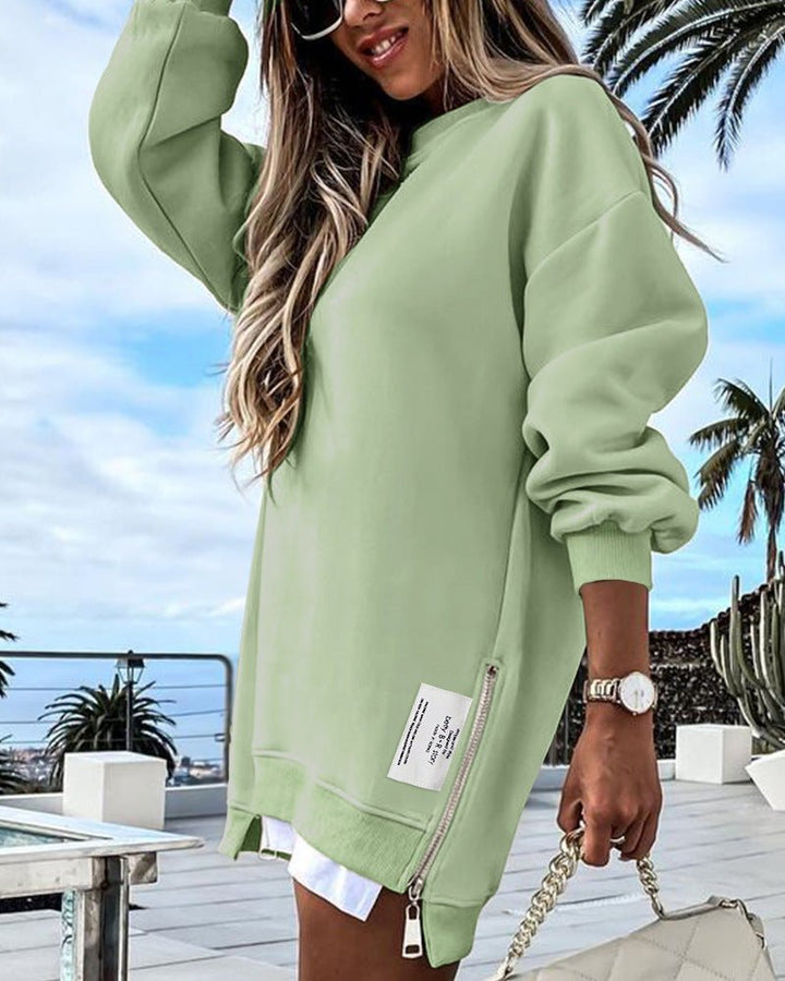 Luna - Short Sweater in Solid Color
