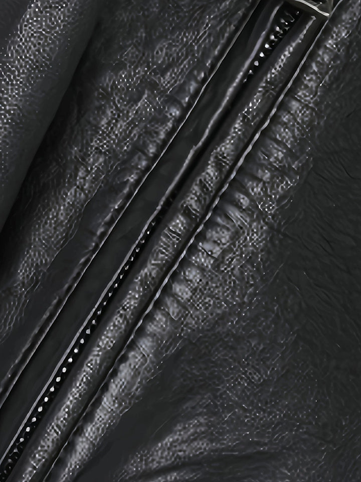 Bryson | Moto Jacket with Stand-Up Collar