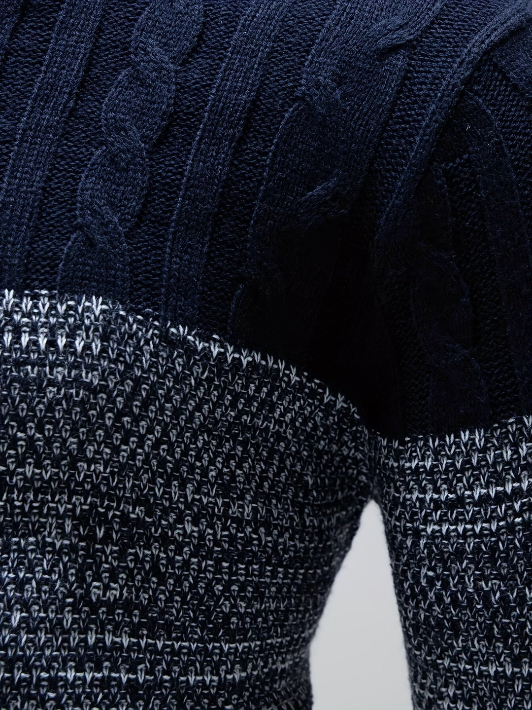 Graham | Color Block Crew Neck Sweater