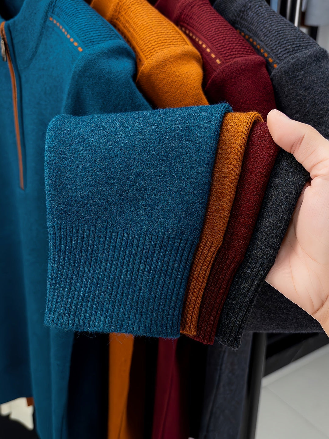 Daniel | Half-Zip Knitted Sweater