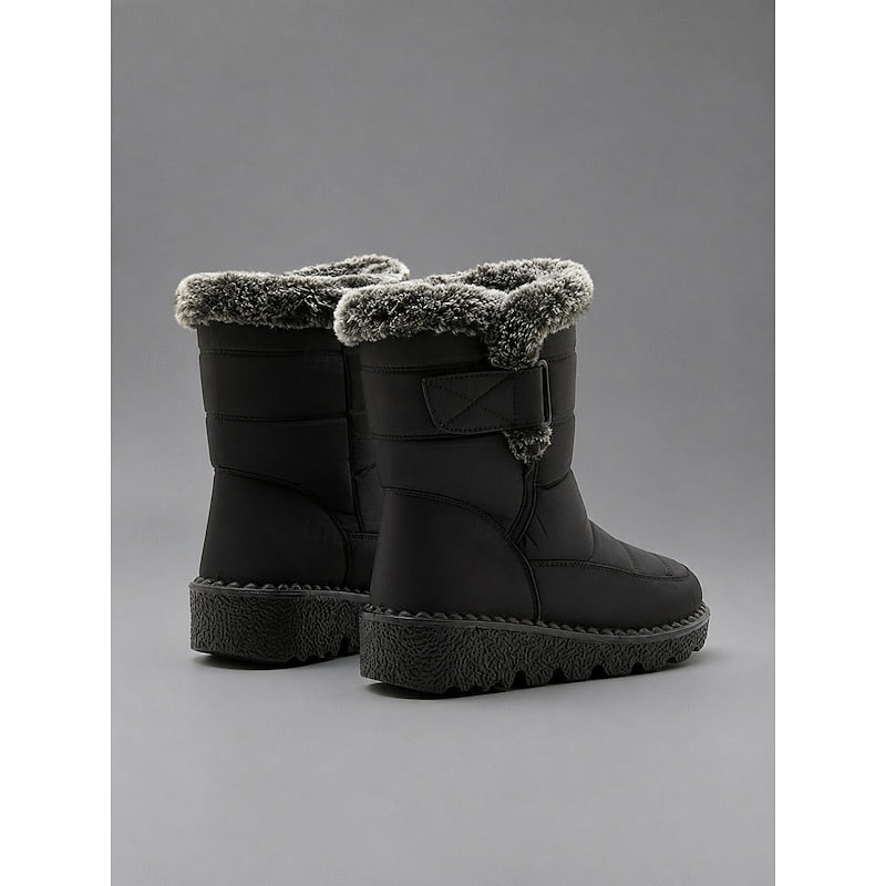 Greta | Cozy Winter Boots with Fur Trim