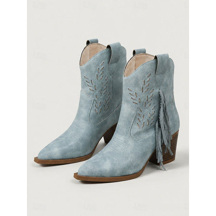 Corinne | Fringe Western Ankle Boots