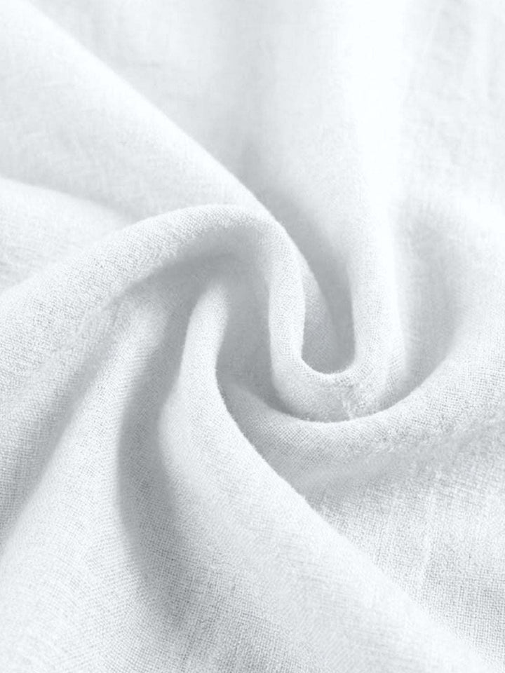 Effortless Boho Oversized Batwing Maxi Couture Cotton Linen Blend Floor Length Dress