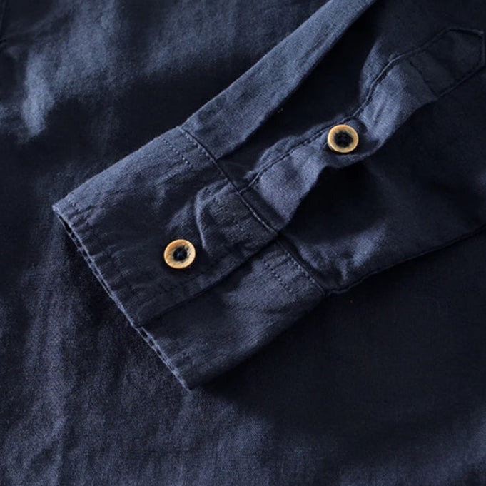 Brad | Men's Long Sleeve Henley Shirt