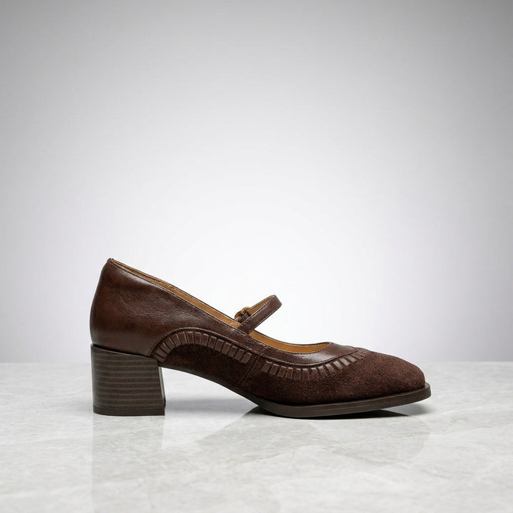 Emerson | Women's Pumps with Strap and Block Heel