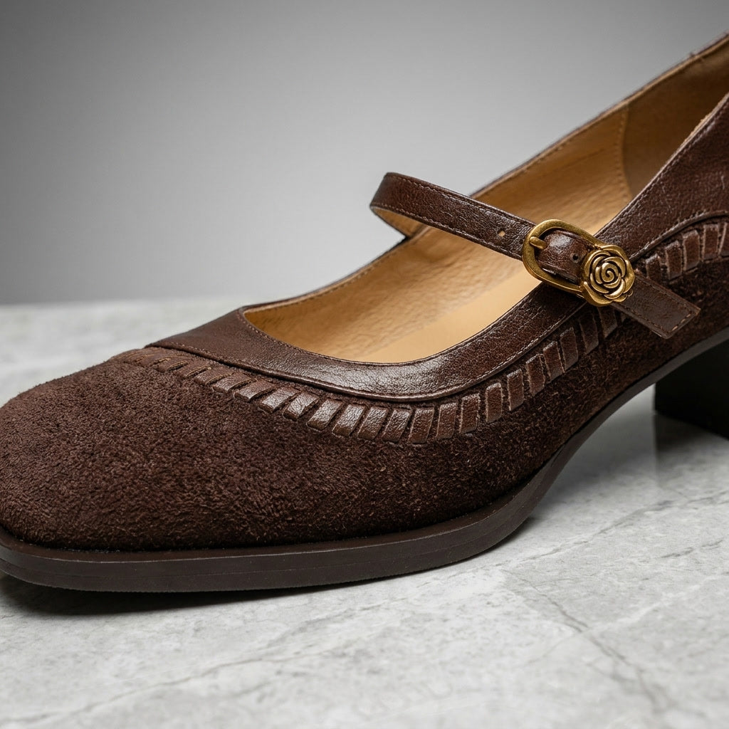 Emerson | Women's Pumps with Strap and Block Heel