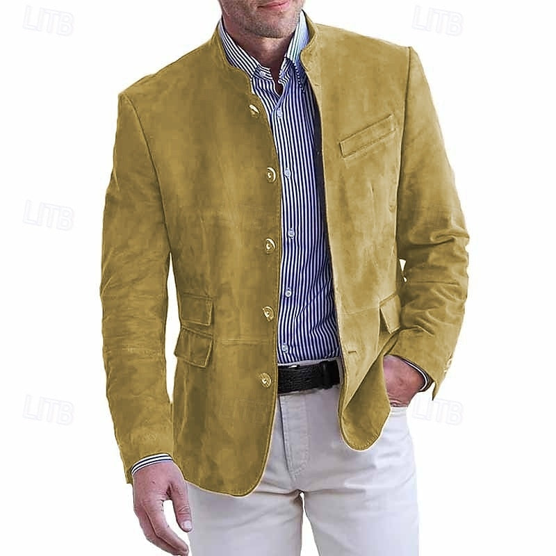 Vincent | Soft Stand-Up Collar Jacket