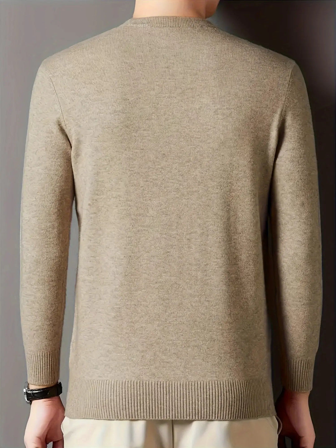 Jonah | Knitted Sweater with Stand-Up Collar