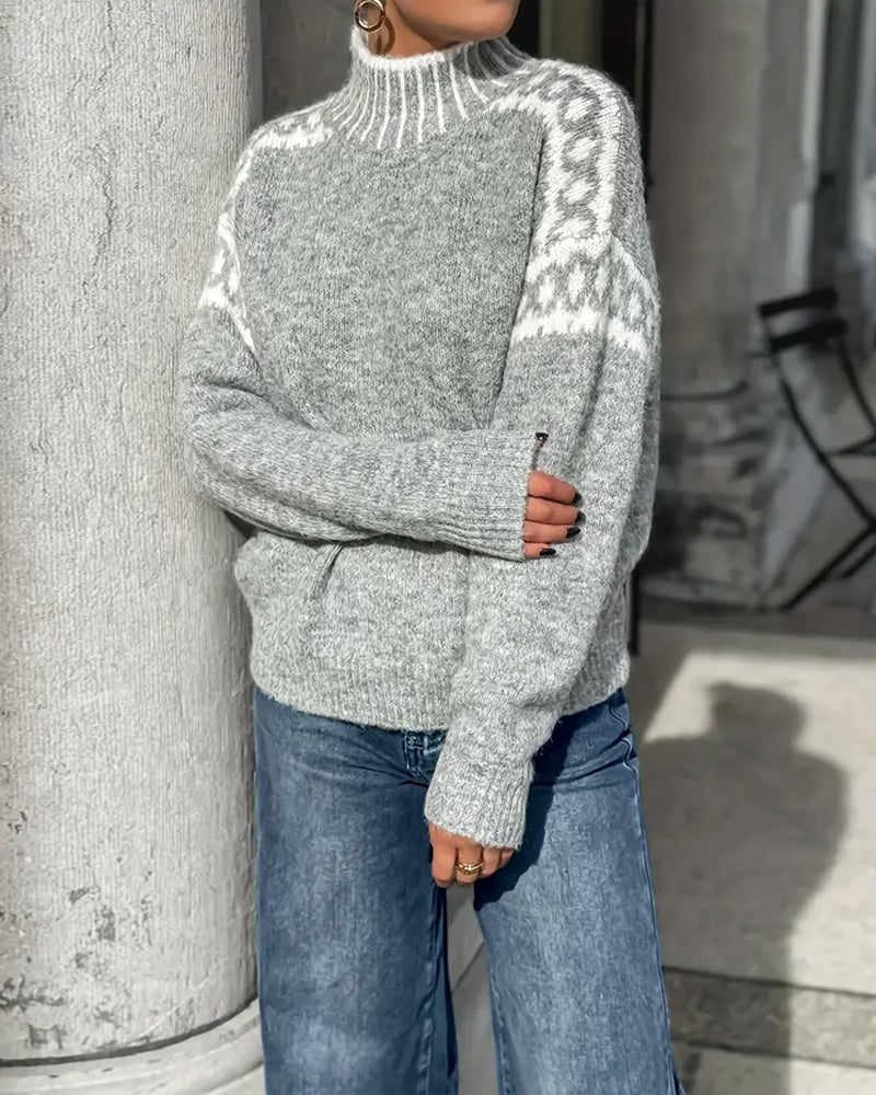 Aurelia | Cozy Printed Sweater