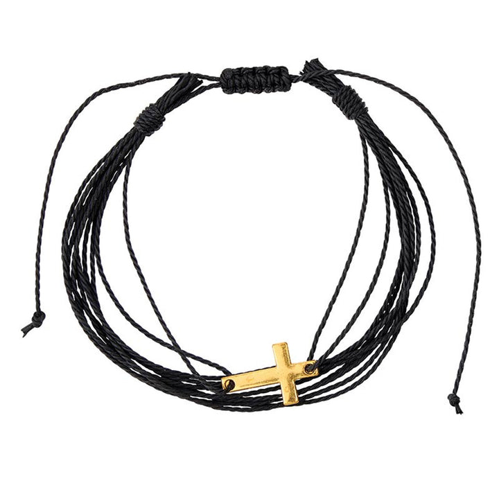Sarah | Women's Bracelet with Cross and Knots