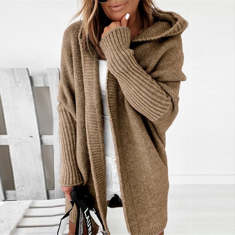 | Knitted Hoodie Cardigan for Ultimate Comfort