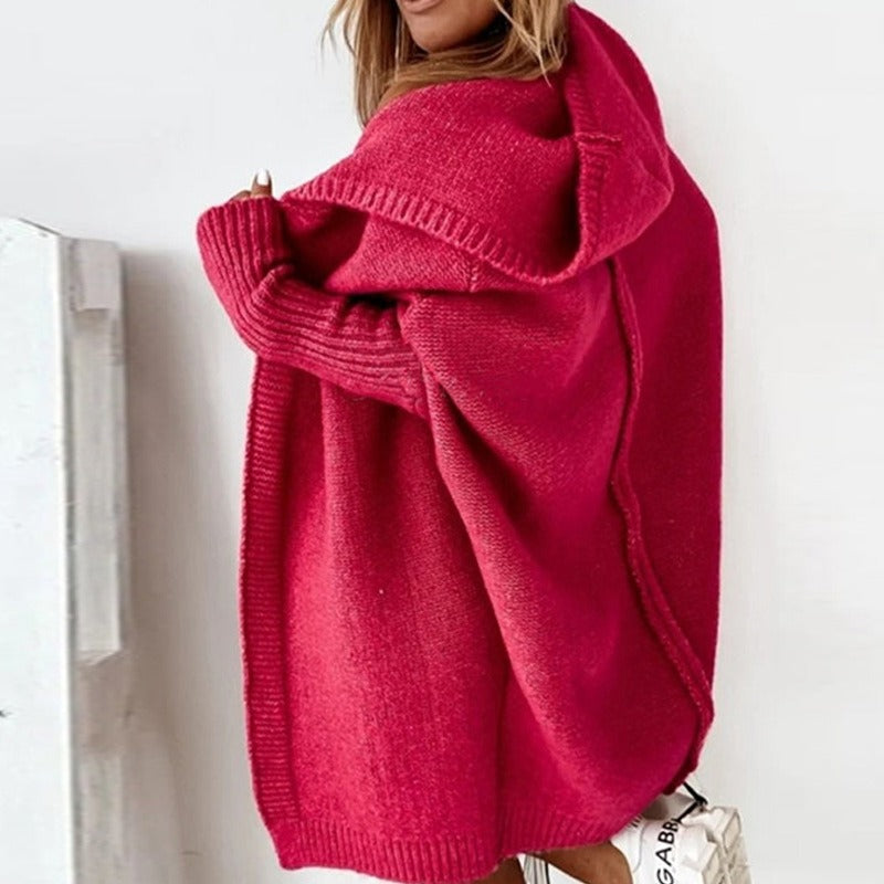 | Knitted Hoodie Cardigan for Ultimate Comfort