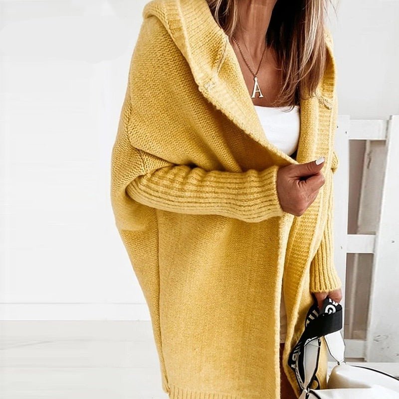 | Knitted Hoodie Cardigan for Ultimate Comfort