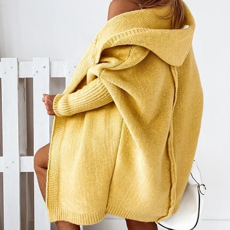 | Knitted Hoodie Cardigan for Ultimate Comfort