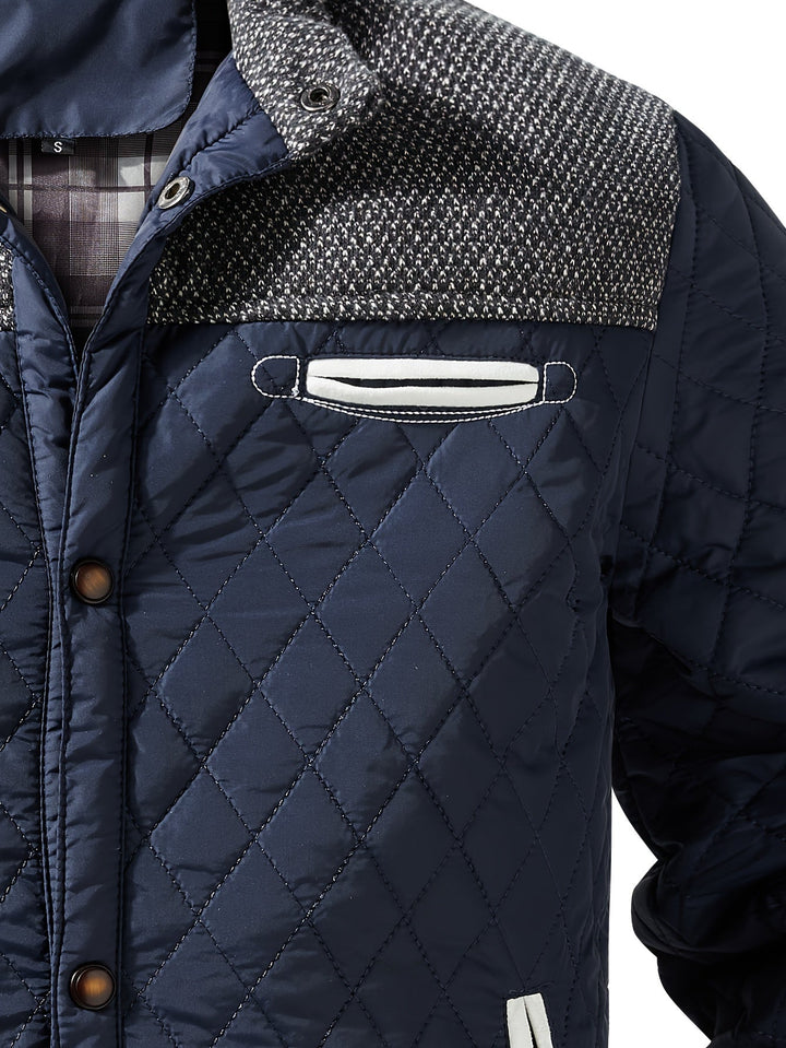Gideon | Quilted Stand Collar Jacket