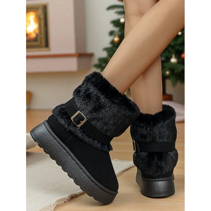 Cecily | Cozy Snow Boots with Fur Trim