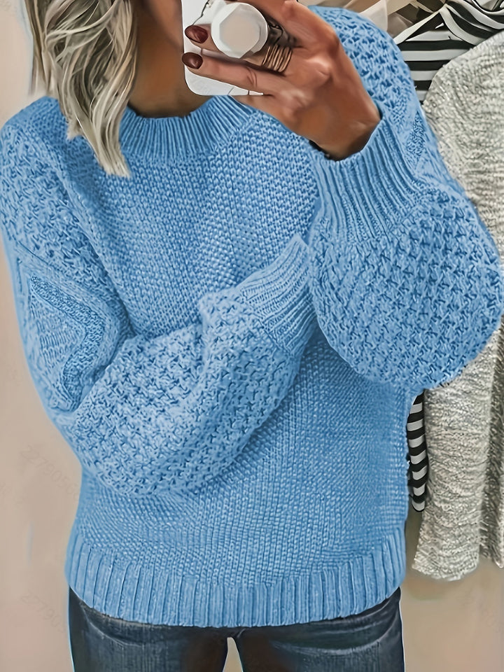 Bonnie | Cozy Lantern Sleeve Sweater