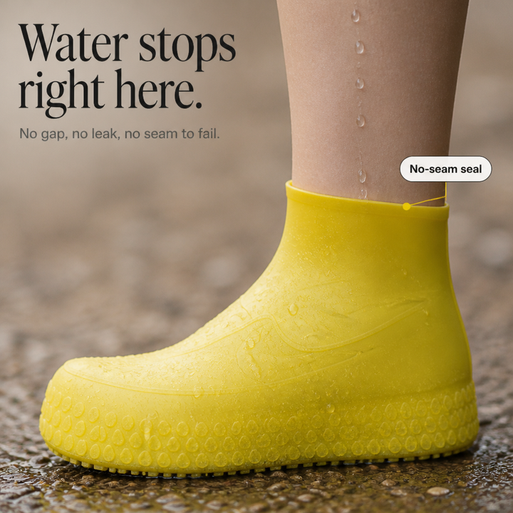 Callie | Unisex Overshoes with Textured Sole and Opening