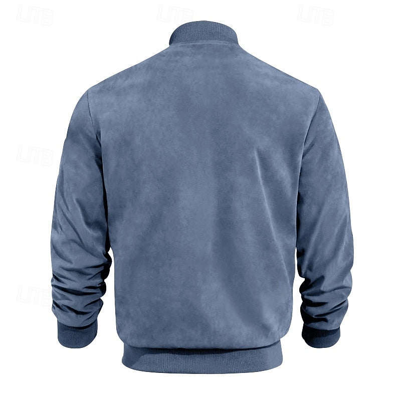 Lincoln | Stand Collar Zip Jacket