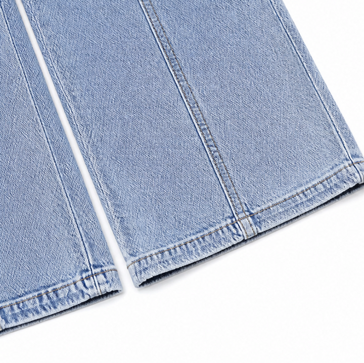 Aaliyah | Women's Jeans with Patch Pockets and Wide Legs