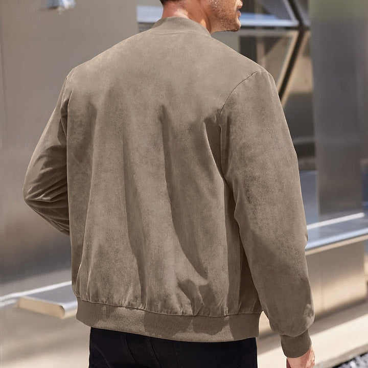 Lincoln | Stand Collar Zip Jacket