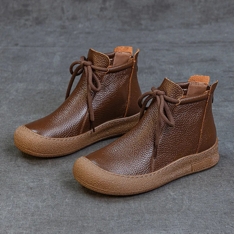 Rory | Women's Ankle Boots with Laces and Tread Sole