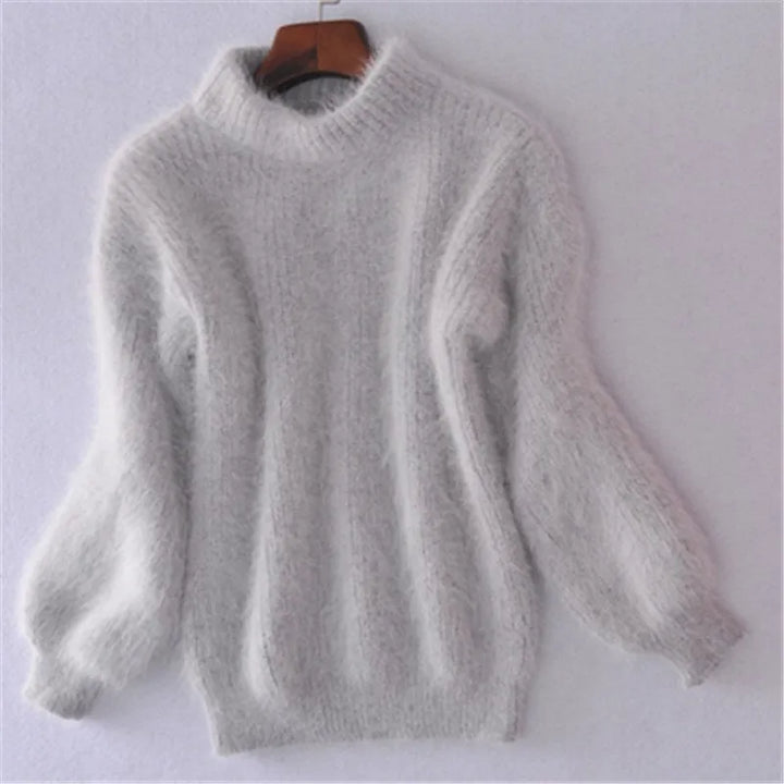 Women's Relaxed Fit Soft Pullover Sweater