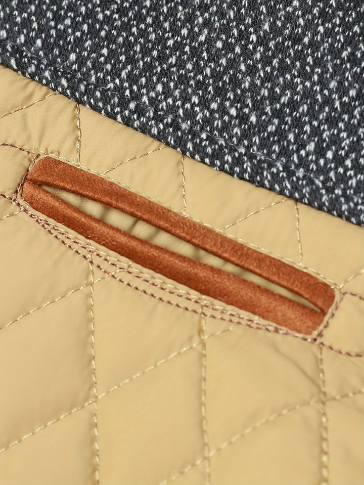 Gideon | Quilted Stand Collar Jacket