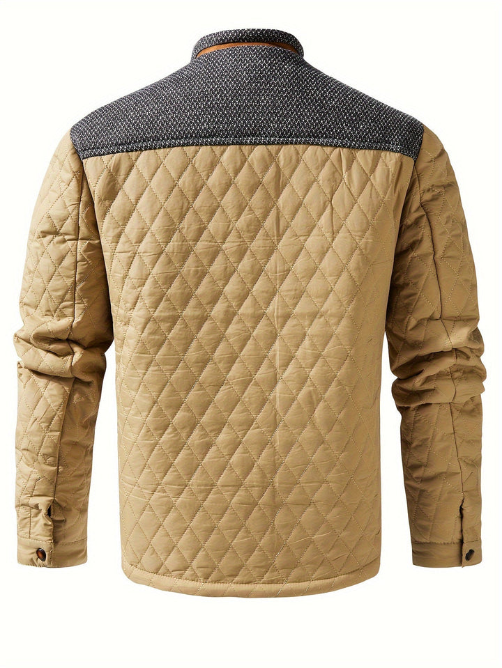 Gideon | Quilted Stand Collar Jacket